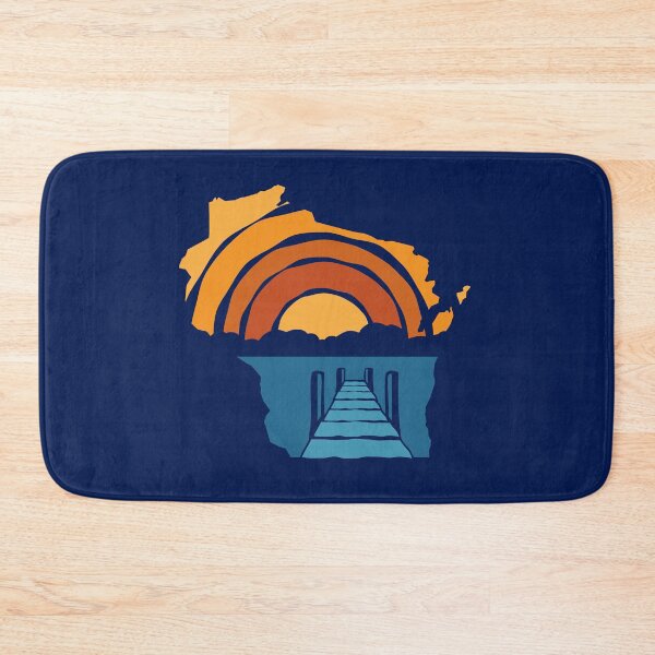 Item preview, Wisconsin Sunset Rough Pier View designed and sold by gstrehlow2011.