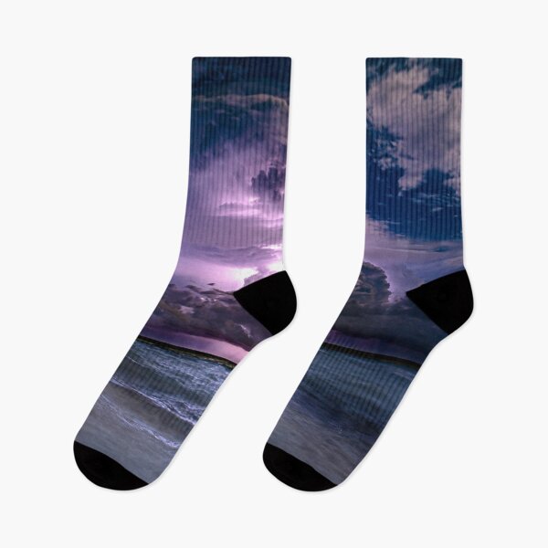 Item preview, Lightning Cloud Over the Atlantic Ocean designed and sold by tdjacks.