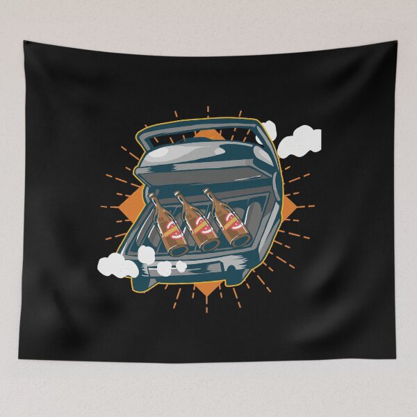 Item preview, Funny Beer Barbecue designed and sold by Hoiho Adventure Shirts.