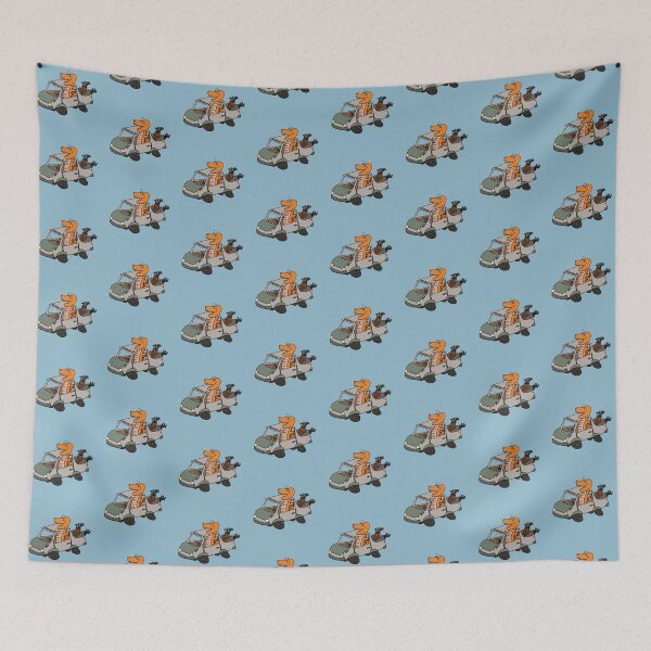 Item preview, Golf Cart Dino - Pattern designed and sold by SeanDontGetFish.
