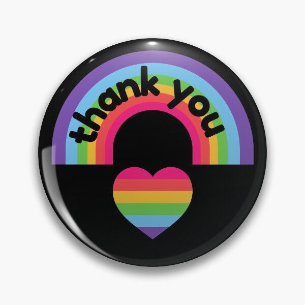 Item preview, Copy of Bright Rainbow and Heart Thank You Card designed and sold by BlakefourDesign.