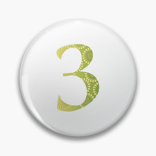 Item preview, Number THREE sticker designed and sold by SakiOno.