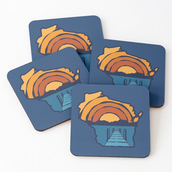 Item preview, Wisconsin Sunset Rough Pier View Too designed and sold by gstrehlow2011.