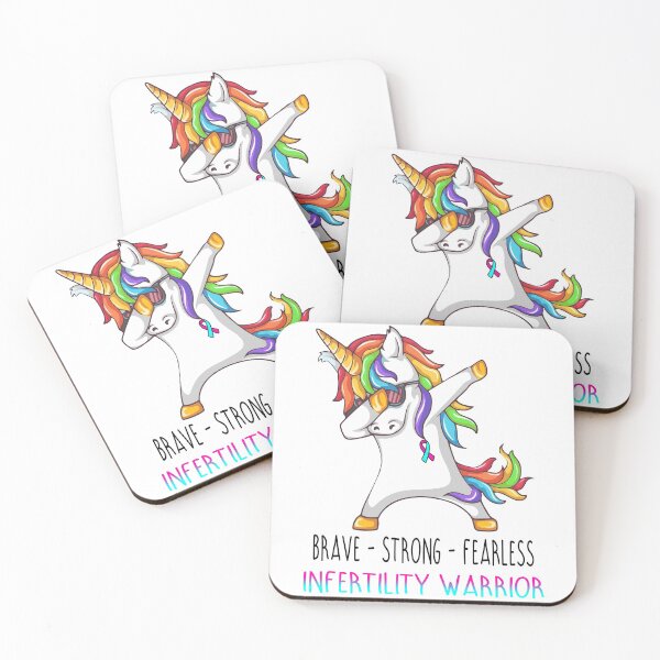 Item preview, Infertility Warrior Brave Strong Fearless designed and sold by deputylove.