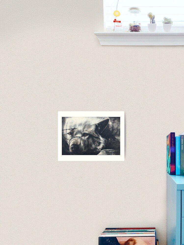 Thumbnail 1 of 3, Art Print, The Wolf designed and sold by AnneZ.