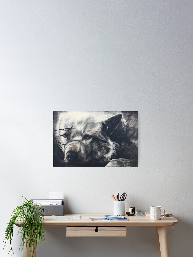 Thumbnail 1 of 3, Poster, The Wolf designed and sold by AnneZ.