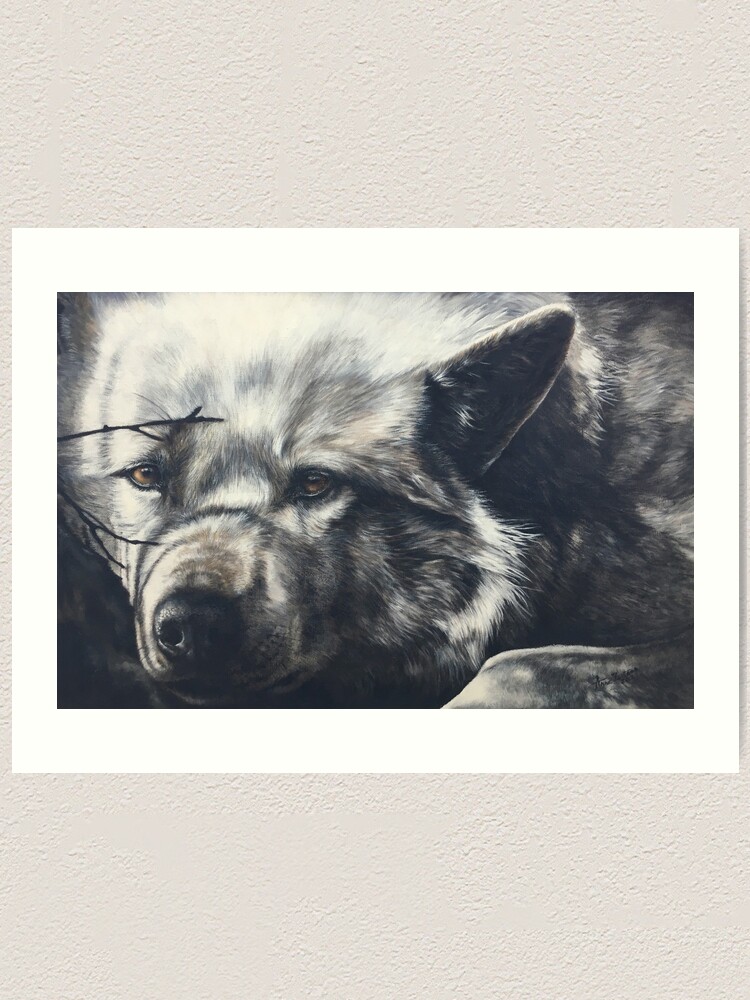 Alternate view of The Wolf Art Print
