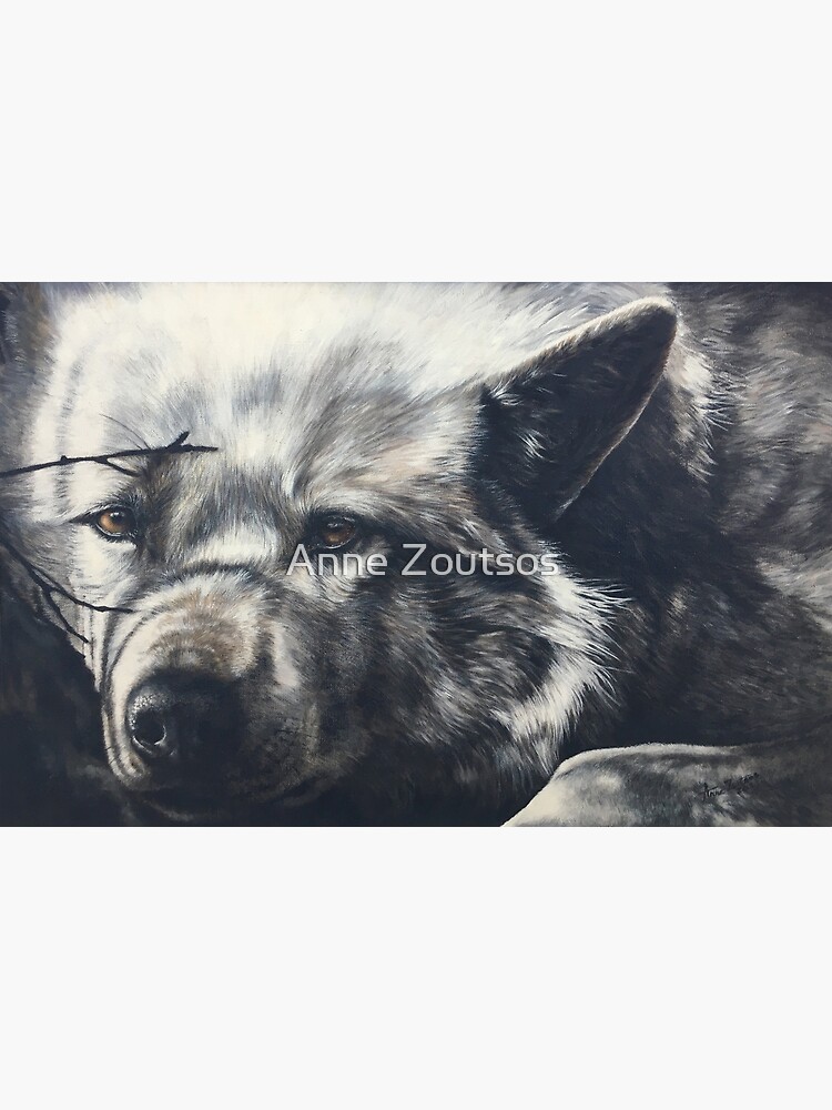 Thumbnail 3 of 3, Canvas Print, The Wolf designed and sold by AnneZ.