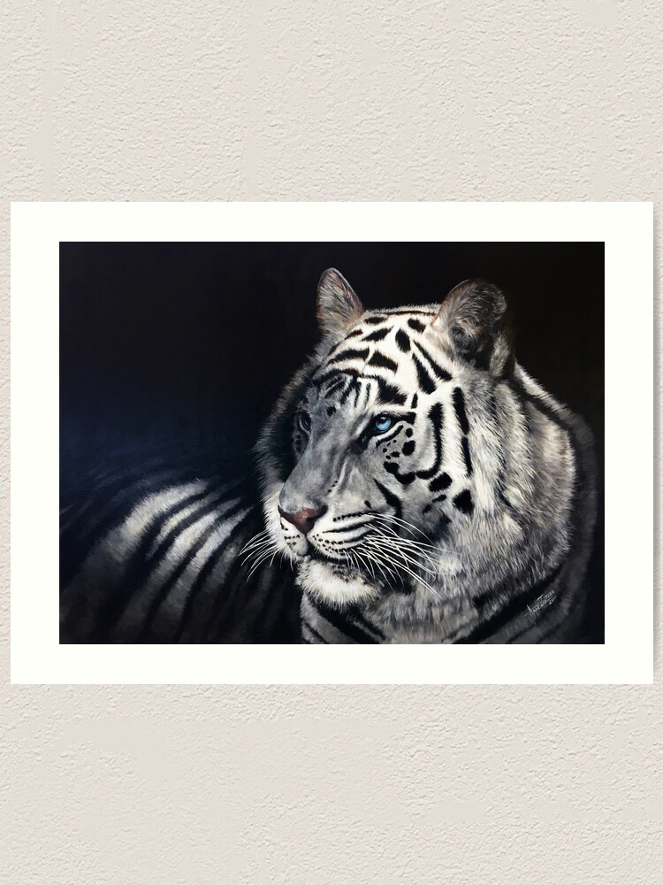 Thumbnail 2 of 3, Art Print, The Tiger designed and sold by AnneZ.