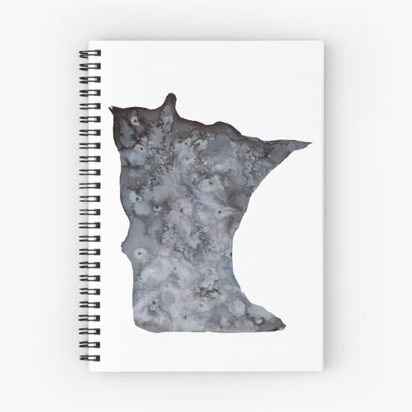 Item preview, Gray Minnesota Watercolor designed and sold by MyraLynneArt.