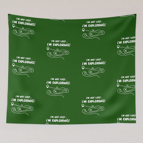 Item preview,  I'm Not Lost, I'm Exploring! Funny Map designed and sold by Midnight Sky Sundry.