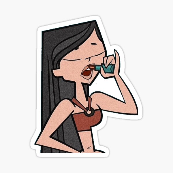 total drama island - Total Drama Island Courtney Zoey Gwen J - Sticker