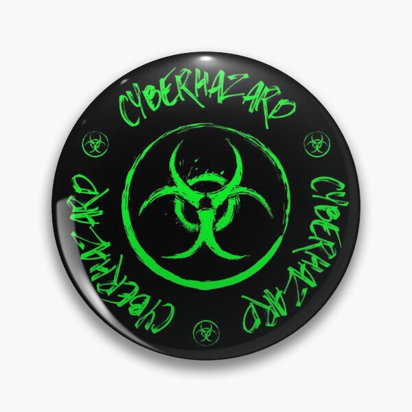 Item preview, Cyber Hazard Biohazard Symbol designed and sold by EBM-Gear.