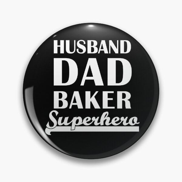 Item preview, Husband Dad Baker Superhero designed and sold by theshirtinator.