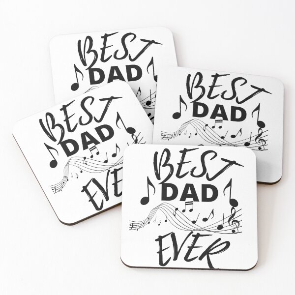Item preview, best dad ever music notes, designed and sold by Ettevehs.