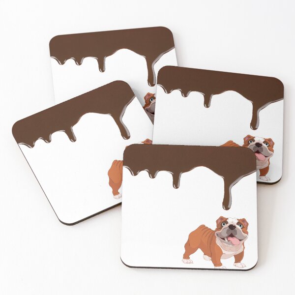 Item preview, dripping chocolate with dog designed and sold by flagboss.