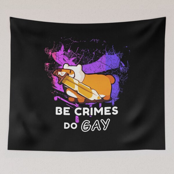 Item preview, Furry bi lgbt corgi designed and sold by VHusky.