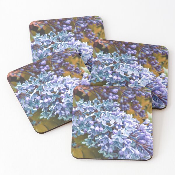 Item preview, purple lilac flowers with honey hued leaves designed and sold by RebeccaHandy.