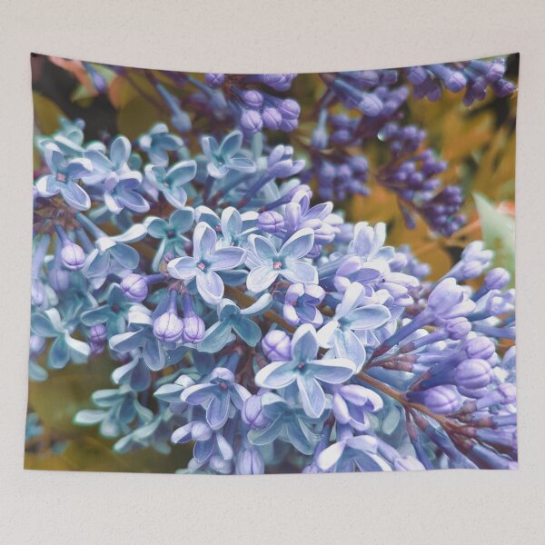 Item preview, purple lilac flowers with honey hued leaves designed and sold by RebeccaHandy.