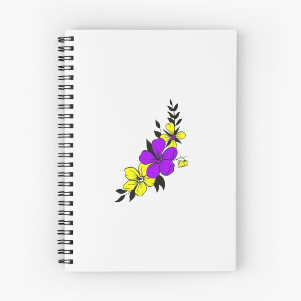 Item preview, Subtle Nonbinary Pride Flowers. Nonbinary flowers designed and sold by tiredandbored.