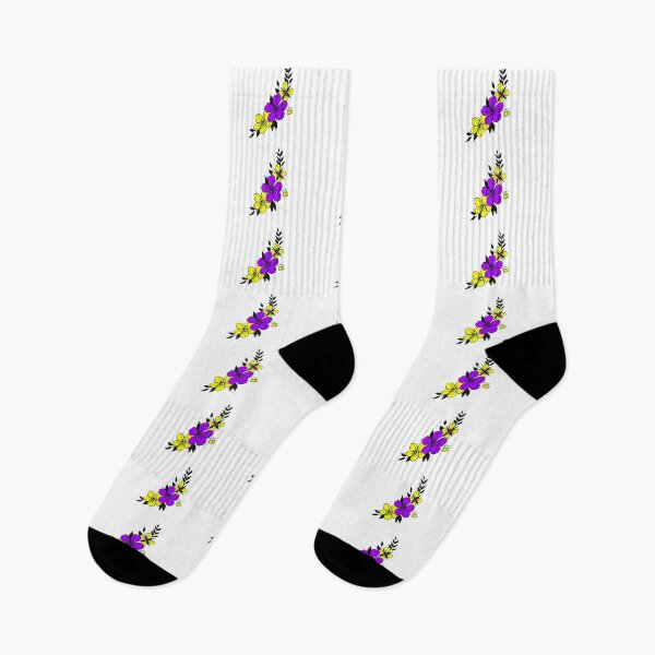 Item preview, Subtle Nonbinary Pride Flowers. Nonbinary flowers designed and sold by tiredandbored.