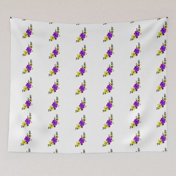 Item preview, Subtle Nonbinary Pride Flowers. Nonbinary flowers designed and sold by tiredandbored.