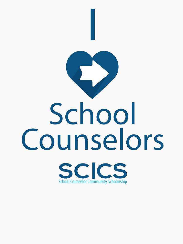 Thumbnail 7 of 7, Classic T-Shirt, I Heart School Counselors - SC|CS Support designed and sold by SchoolCounselor.