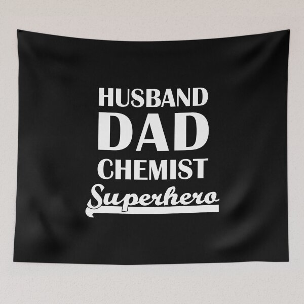 Item preview, Husband Dad Chemist Superhero designed and sold by theshirtinator.