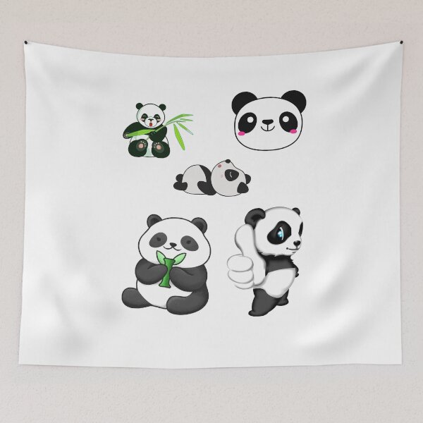Item preview, Pandas designed and sold by speakupandshine.