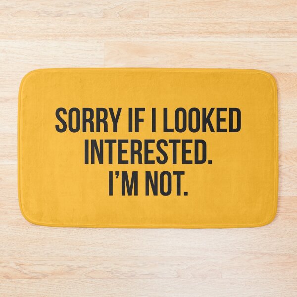 Item preview, Sorry If I looked interested. I'm not. (Black/Yellow) designed and sold by Africanism.