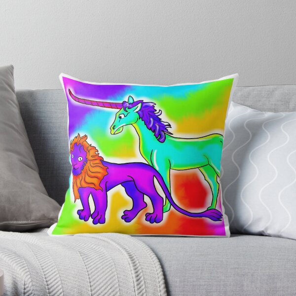 Pastel unicorn lounge clearance pillow