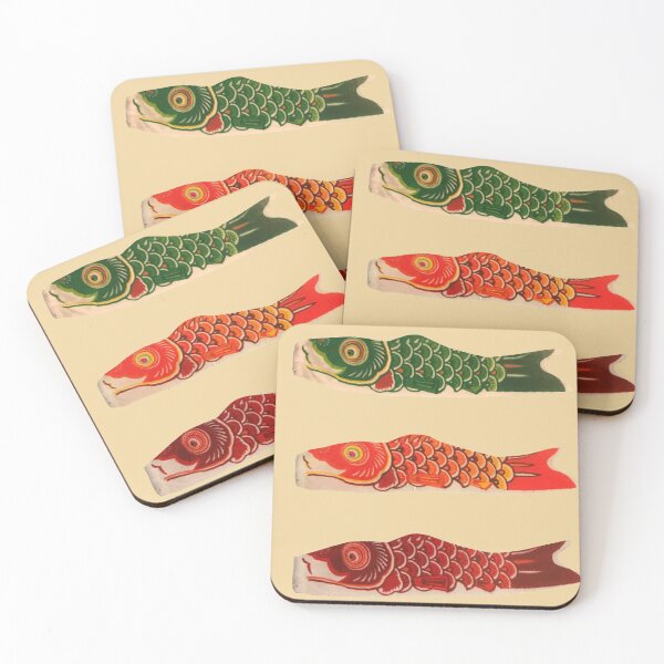 Item preview, Japanese Fish Kite Sticker Pack - Koi Koinobori Windsock Kites designed and sold by elevens.