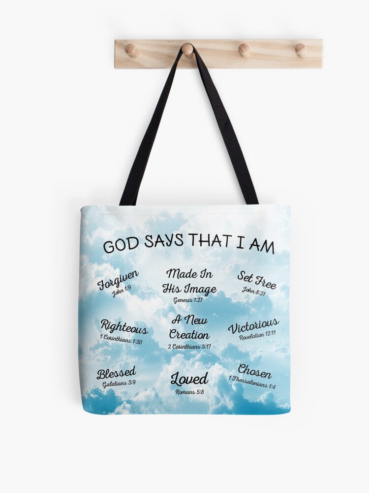 Chosen Blessed - Tote Bag - Christian Tote Bag: Carry Your Faith