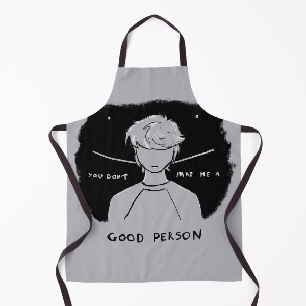 Item preview, "You don't make me a good person" Tommyinnit quote (light version) designed and sold by Rexmin.