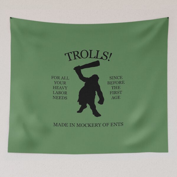 Item preview, Troll Advertisement designed and sold by PorcupineQuinn.