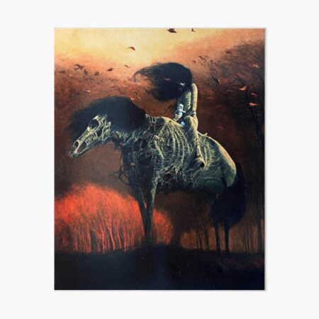 Artikel-Vorschau von Ohne Titel (Reiter), von Zdzisław Beksiński, designt und verkauft von JustContemplate.