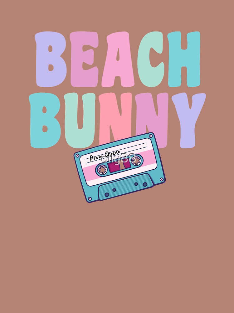 Thumbnail 4 of 4, Boxy T-Shirt, Beach Bunny "Prom Queen" cassette designed and sold by olly88.