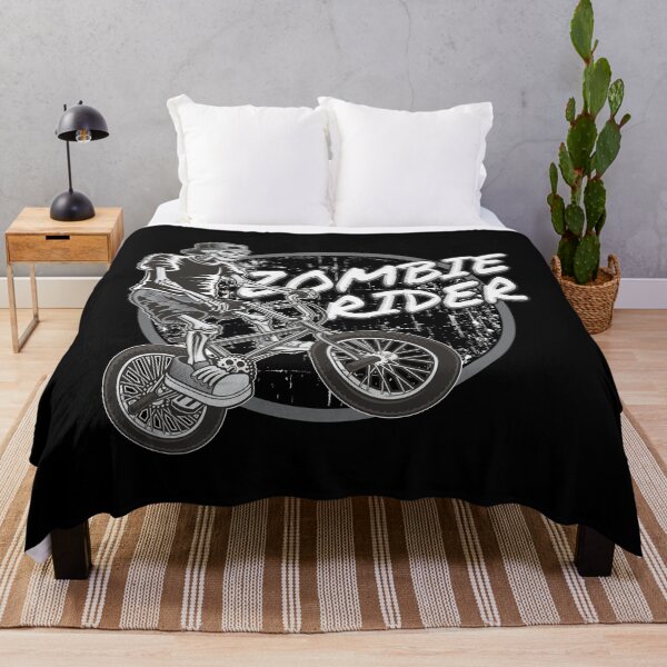 Item preview, Zombie Bicycle - Black Background designed and sold by crazycollective.