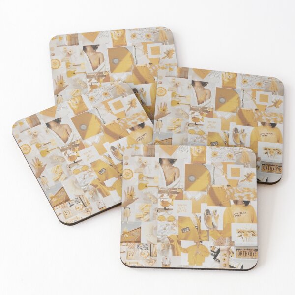 Item preview, yellow aesthetic photo collage  designed and sold by azure-ataraxia.