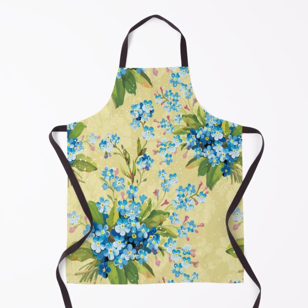 Item preview, blue floral pattern designed and sold by Design Repo.