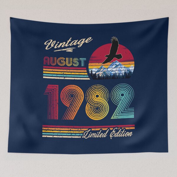 Item preview, Vintage August 1982 Birthday designed and sold by GreenSplash.