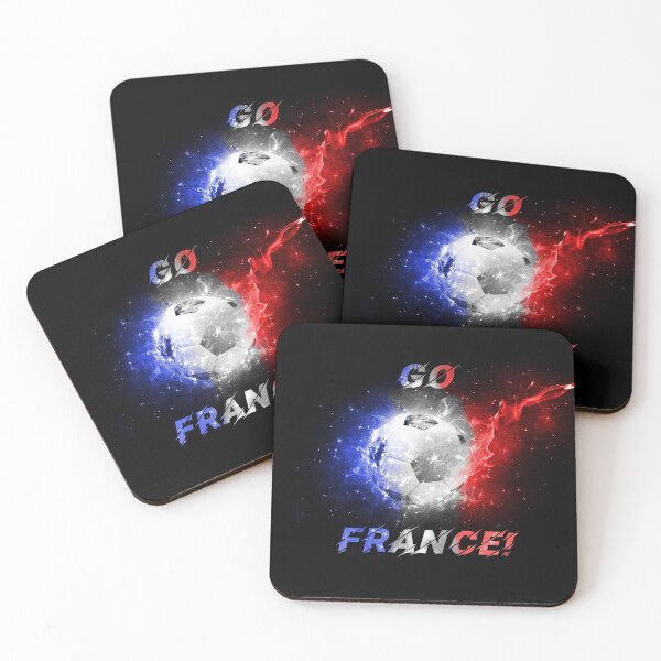 Item preview, Football Soccer Fire Ball France Flag French Euro designed and sold by Jolly-Yosei.