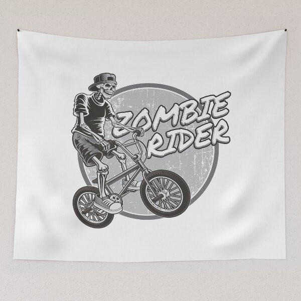 Item preview, Zombie Bicycle - White designed and sold by crazycollective.