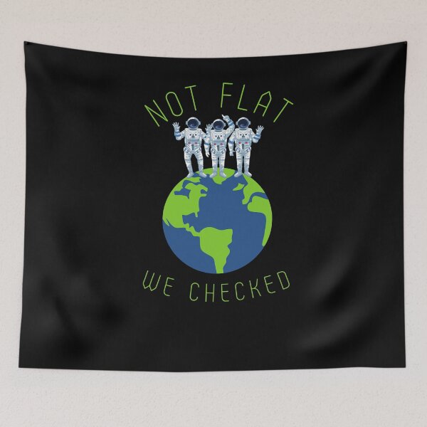 Item preview, Not Flat We Checked designed and sold by StoneColdMovies.