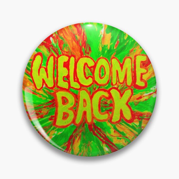 Item preview, WELCOME BACK, Red, Yellow and green Painting designed and sold by Andrew Morrell.