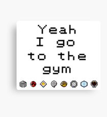 Pokemon gym- Johto Canvas Print
