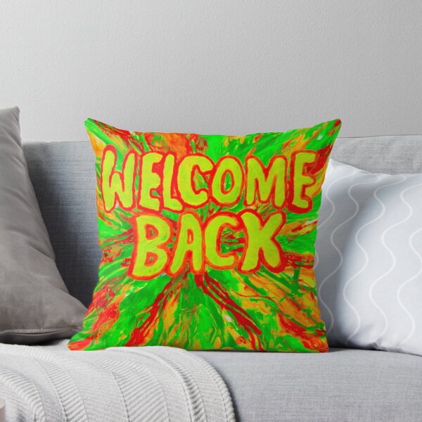Item preview, WELCOME BACK, Red, Yellow and green Painting designed and sold by Andrew Morrell.