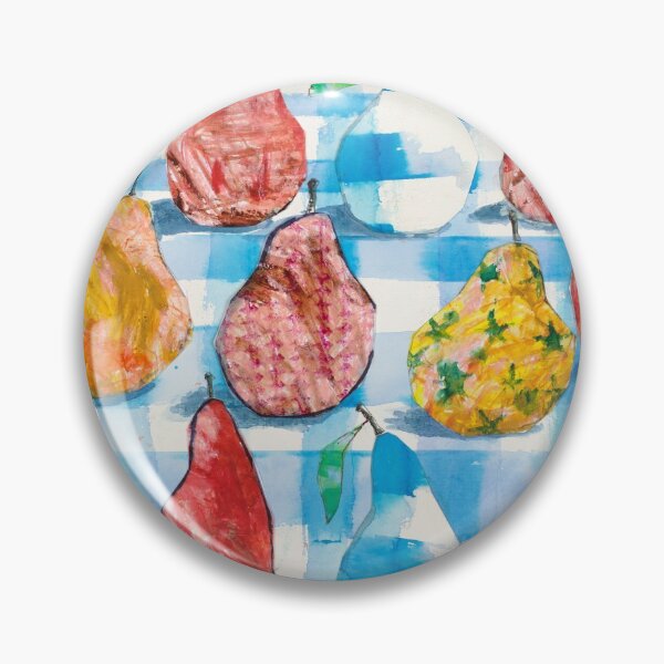 Item preview, Patterned Pears on Paper Collage designed and sold by AMOpainting.