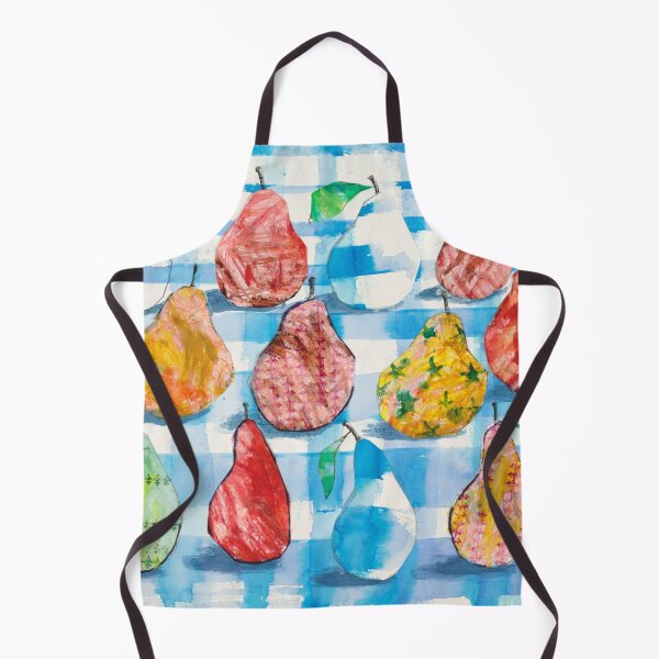 Item preview, Patterned Pears on Paper Collage designed and sold by AMOpainting.