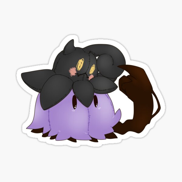 Mimikkyu Pumpkaboo Shiny Sticker